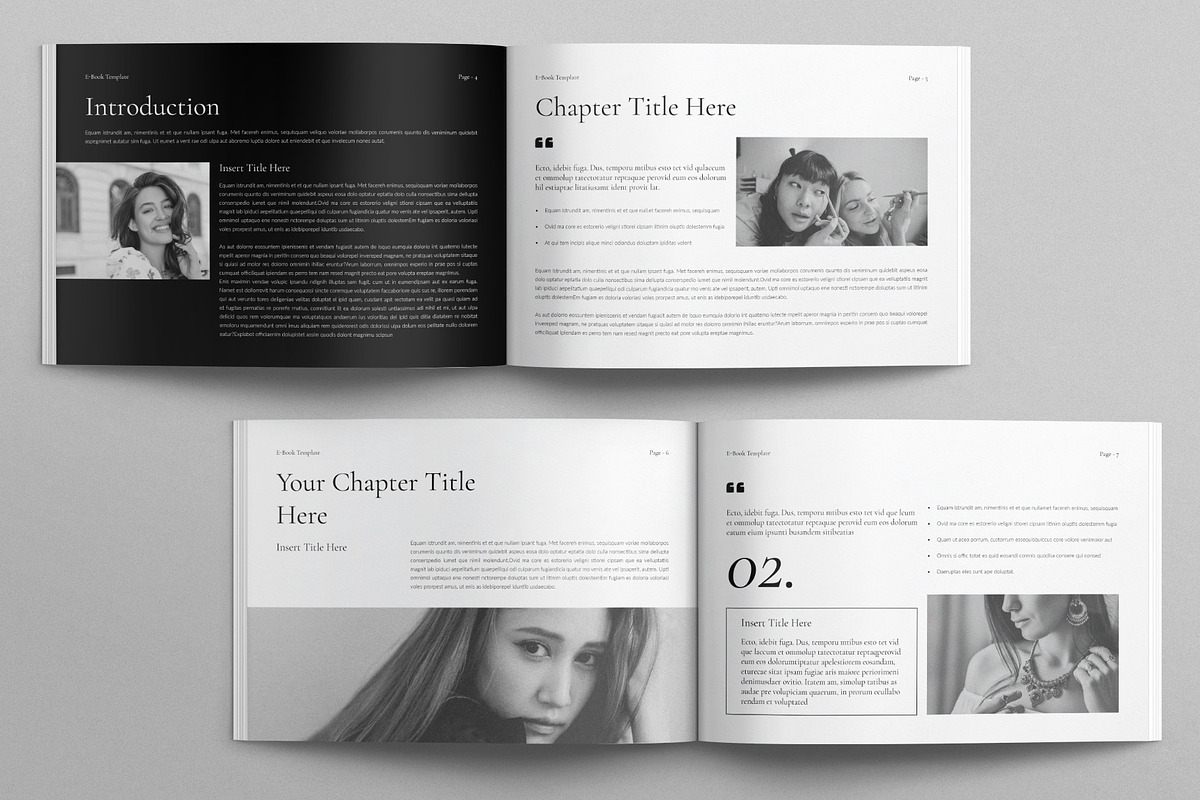 E-Book Template Landscape, a Magazine Template by E-Type (Photo 3 of 7)