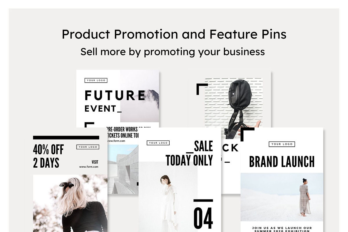 Minimalist Pinterest Canva Template, a Social Media Template by Cultive Creative (Photo 10 of 12)