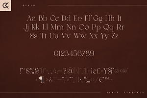 Gleed - Minimal Serif Typeface