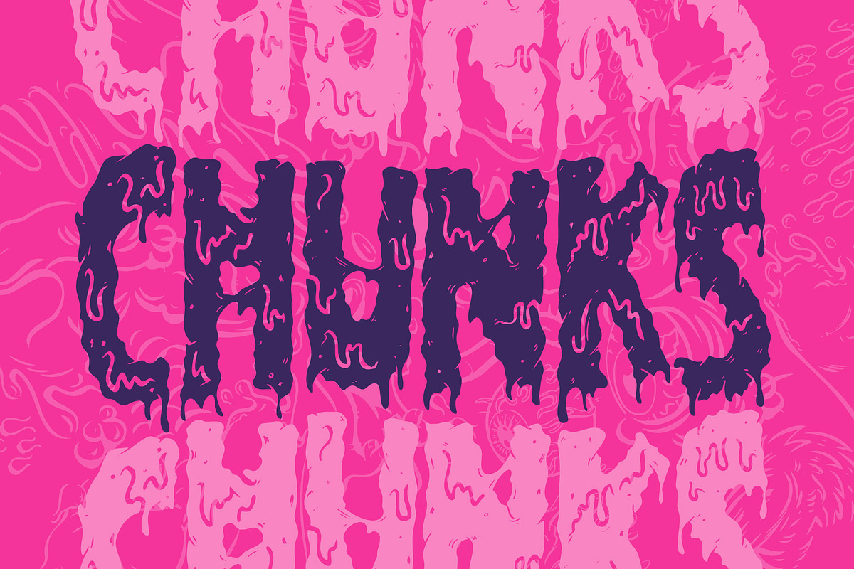 Filthy Creation Retro Slime Font, a Font by Wingsart Studio (Photo 4 of 10)