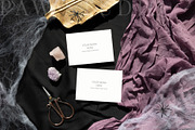 Halloween Card Mockup 5x3.5RSVP fall, an Advertising Mockup by PawMockups (Thumbnail 2 of 10)