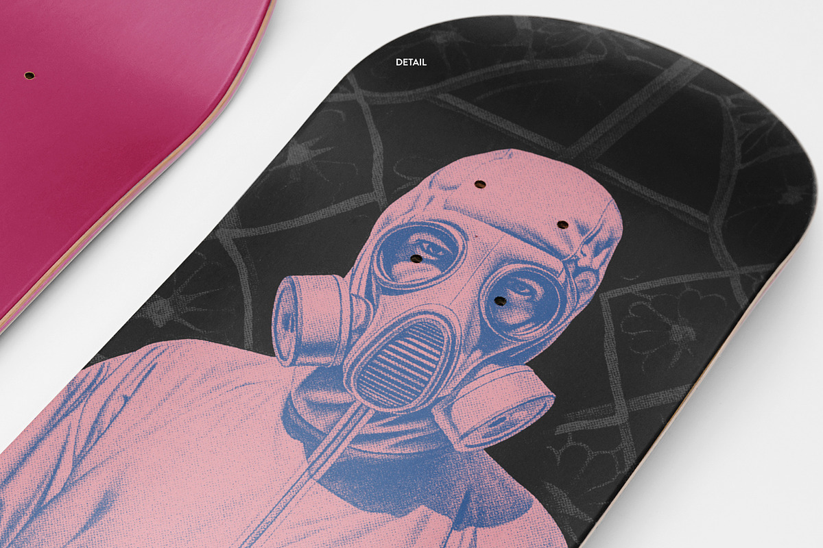 Realistic Skateboard Deck Mockup 9, a Product Mockup by Uncentrifuged Pressure (Photo 7 of 8)
