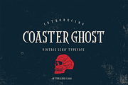 Coaster Ghost, a Serif Font by ilhamtaro (Thumbnail 1 of 12)