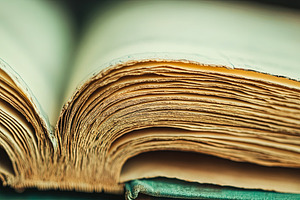 Close-Up of Open Book Pages, a School & Education Photo by Ales Munt
