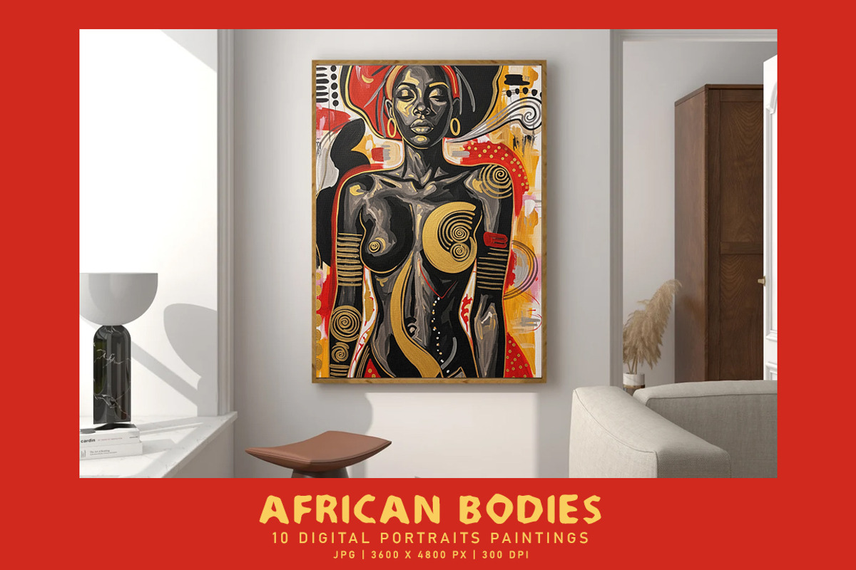 African Bodies, a Decorative Illustration by Digital Art Creations (Photo 4 of 6)