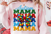 Faux Yarn Autism Awareness PNG, an Illustration by CreationArt (Thumbnail 1 of 8)