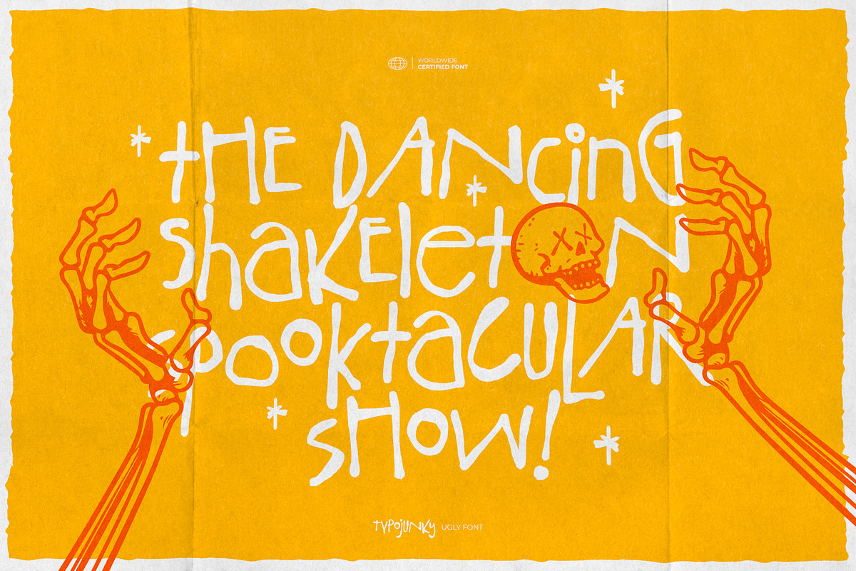Typojunky - Ugly Font, a Handwritten Font by ikiiko (Photo 5 of 7)