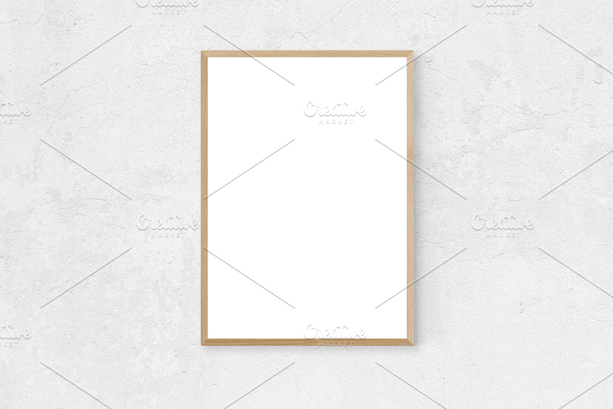 poster frame mockup A2 / 50x70cm, a Print Template by PinkJellyfish (Photo 9 of 9)