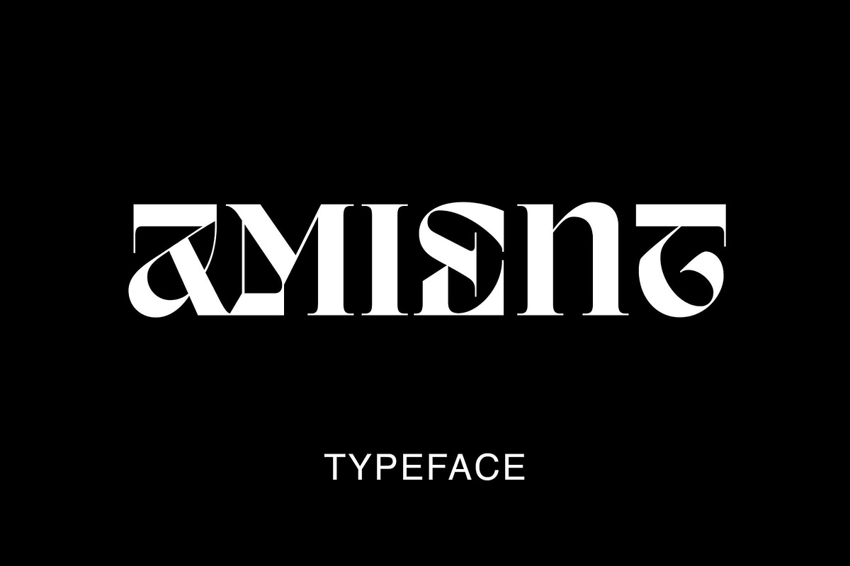 Amient – Modern Display Font, a Serif Font by Piotr Łapa (Photo 1 of 12)