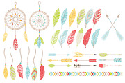 Fresh & Bright Dreamcatcher Graphics, an Illustration by Amanda Ilkov (Thumbnail 4 of 4)