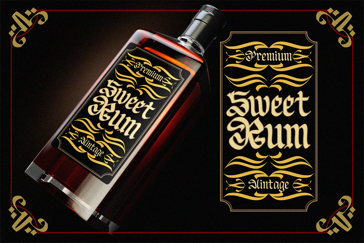 Kingslayer, a Blackletter Font by shineink.designlab (Photo 4 of 7)