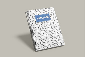 A5 Spiral Notebook Mockup