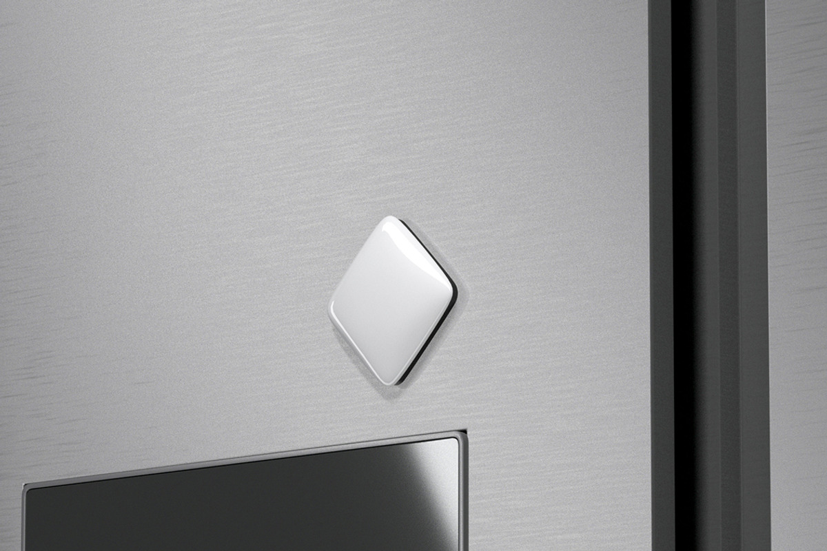 White Rhombus Fridge Magnet 3D Model, an Object 3D Model by rebrandy (Photo 5 of 9)