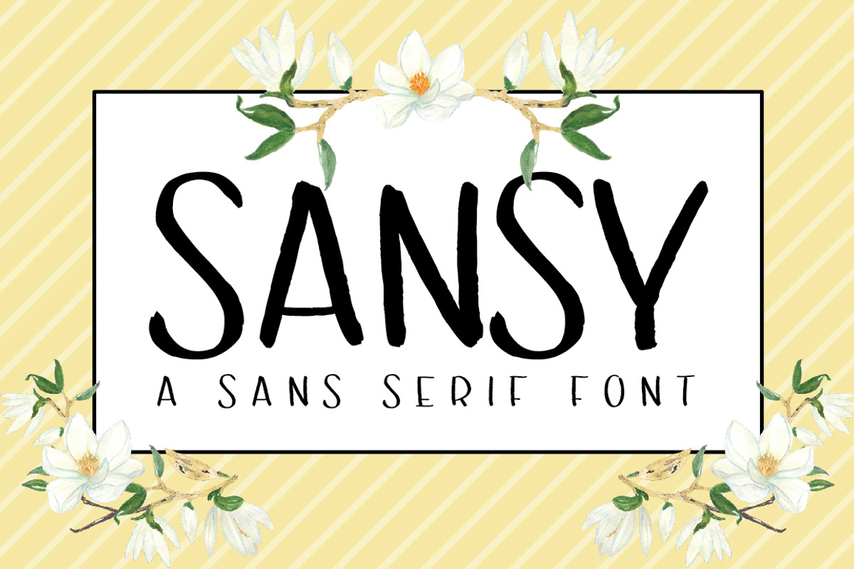 Sansy: A Sans Serif Font