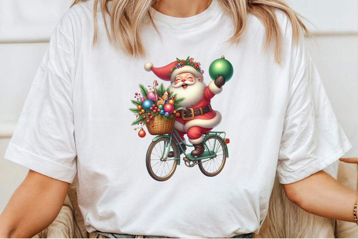 Retro Santa Clipart, an Illustration by Pixels.Craft (Photo 6 of 7)