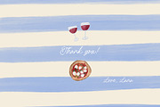 Hand-Painted Italy — Amalfi Whimsy, an Object Graphic by Lana Elanor (Thumbnail 14 of 14)