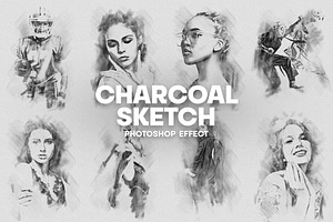 Charcoal Sketch Photoshop Effect