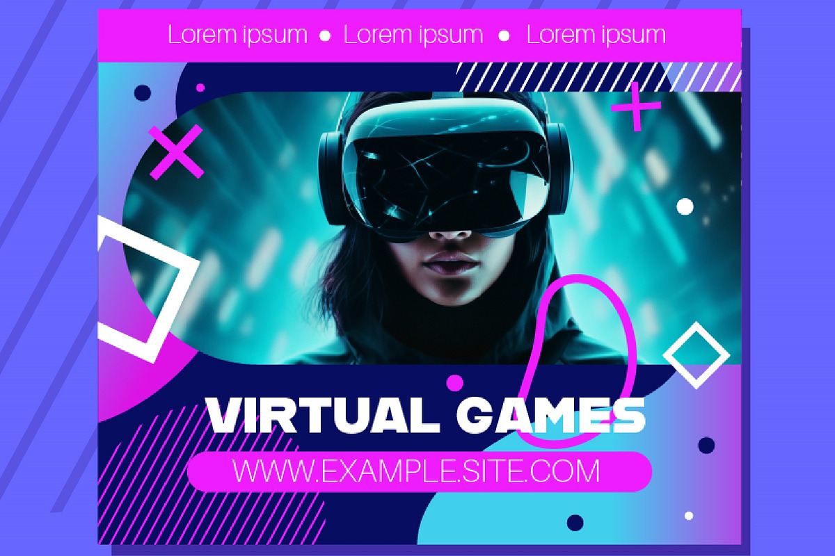 Web Banner Gaming Page, a Templates & Theme by studiogstock (Photo 2 of 5)