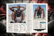 Muslce Fitness Magazine, a Magazine Template by Radomir (Thumbnail 5 of 8)