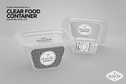 Clear Container Packaging Mockup, a Cups & Container Mockup by INCDesign (Thumbnail 3 of 6)