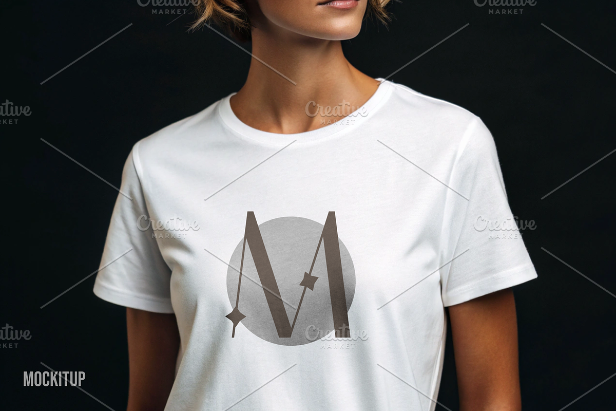 Set of 8 White Tshirt Mockups, a Shirt Mockup by Mock It Up (Photo 6 of 7)