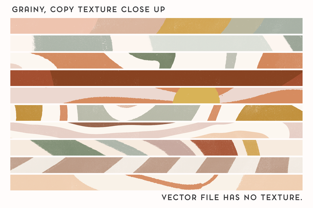 Retro 70s Waves Background Bundle, a Pattern Graphic by cassi has hobbies (Photo 9 of 9)