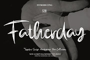 Fatherday | Script Font, a Script Font by Scratchones (Thumbnail 1 of 8)