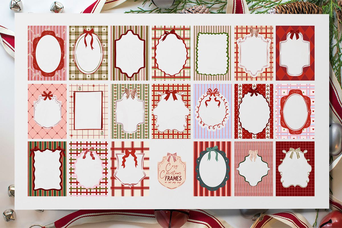 100+ Cozy Christmas Patterns & Frame, a Pattern Graphic by Mio Buono (Photo 10 of 16)