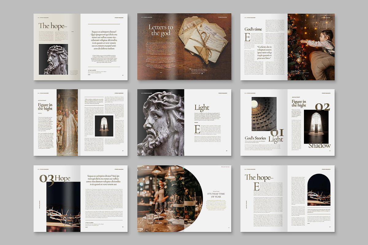 Festive Church Magazine Template, a Flyer Template by BrandPacks (Photo 2 of 4)