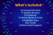 Fireworks & Sparkles – Affinity, a Brush Add-On by DonkeyWorx (Thumbnail 4 of 4)