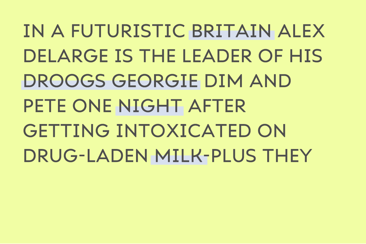 Ariana Pro font family preview 8