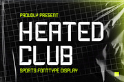 Heated Club - Sports Font Type, a Sans Serif Font by Muflieart (Thumbnail 1 of 11)