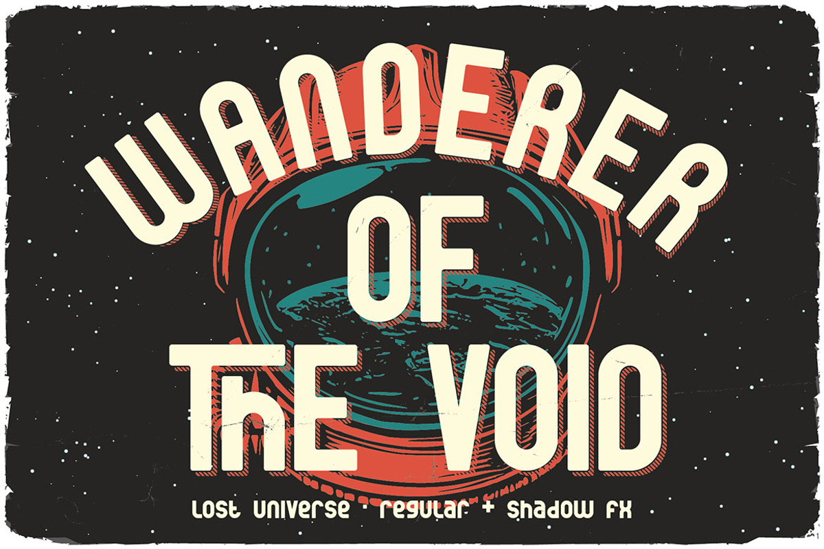 Lost Universe Ligature Display Font, a Sans Serif Font by JumboDesign (Photo 4 of 6)