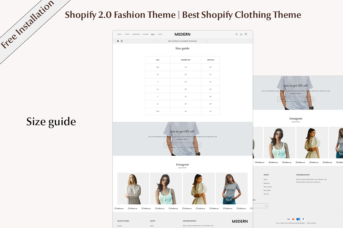 Shopify Modern Clothing Theme, a Shopify Template by QuickArtisan (Photo 9 of 15)