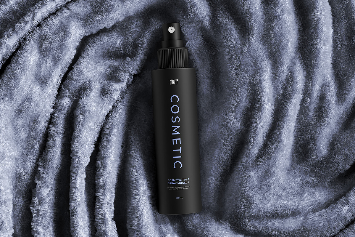 Cosmetic Spray Tube Mockup Design, a Packaging Mockup by Artnivora.Std (Photo 3 of 6)