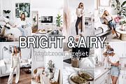 14 Bright Airy Lightroom Presets, a Preset Add-On by Presets by Yevhen (Thumbnail 1 of 10)