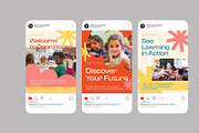 School Open House Instagram Post, a Social Media Template by Neermana (Thumbnail 3 of 4)
