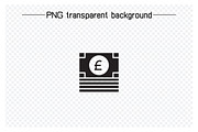 Pound Currency Icons Set, a Finance Illustration by Designfour (Thumbnail 6 of 7)