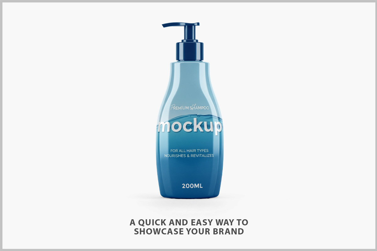 Shampoo Bottle Mockup PSD, a Product Mockup by Bruno's Shop (Photo 2 of 4)