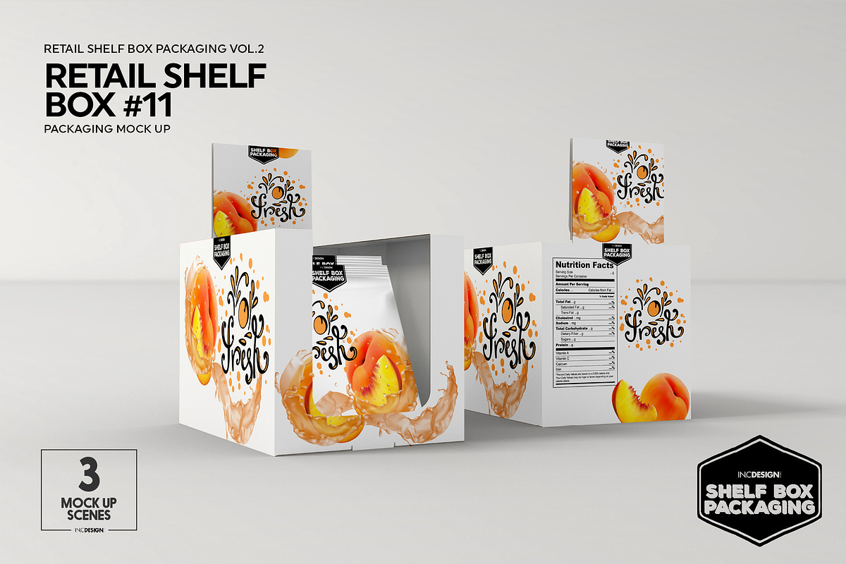 Retail Shelf Box 11 Packaging Mockup, a Packaging Mockup by INCDesign (Photo 4 of 9)