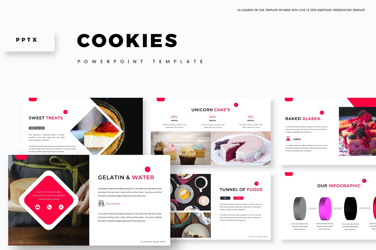 Cookies - Powerpoint Template, a Presentation Template by AQR Studio