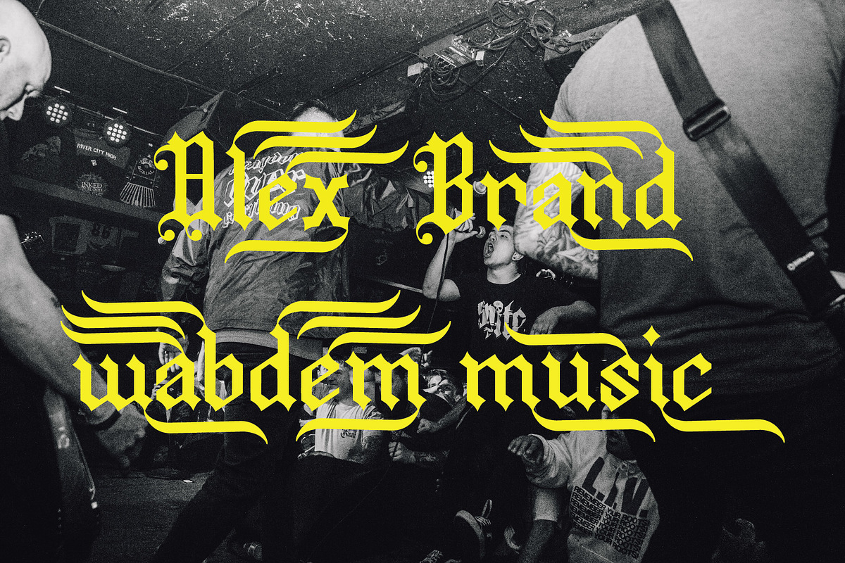 Metalicca, a Blackletter Font by WisnoetypeCo (Photo 3 of 7)