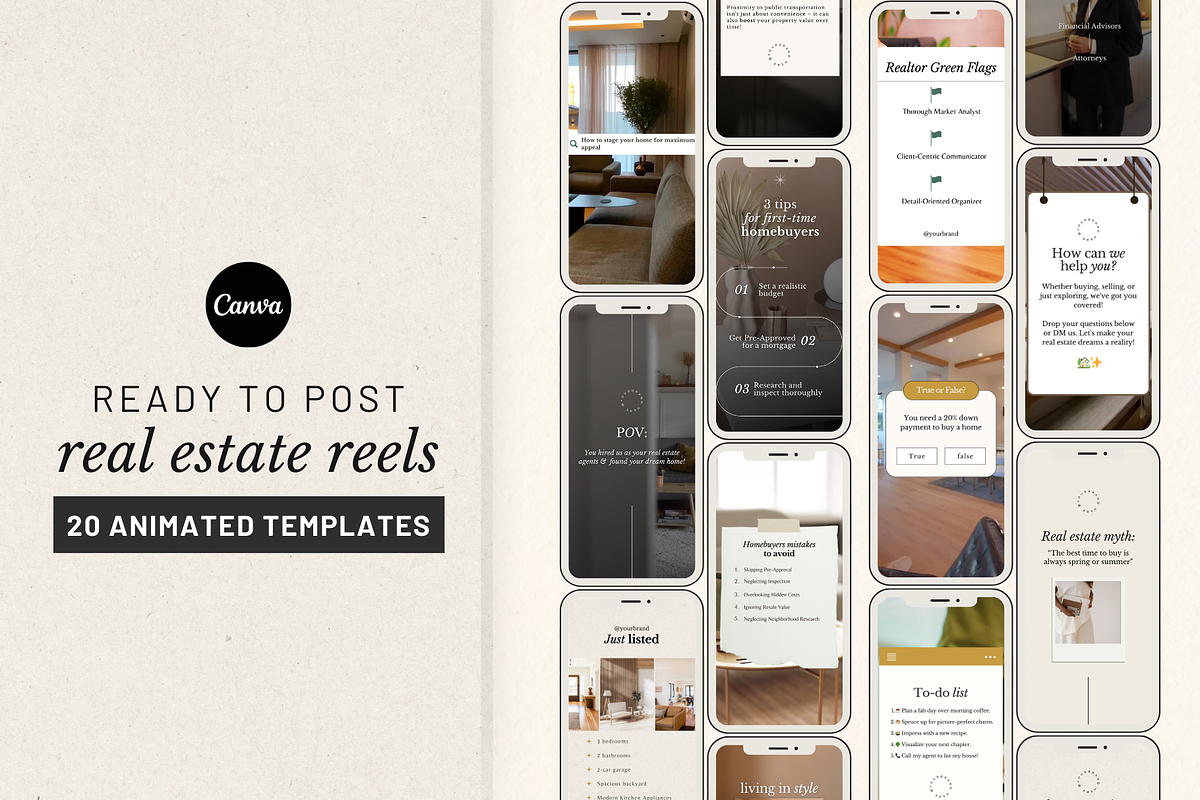 Real Estate Instagram Reels Template