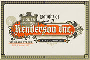 NS Philapost Fonts, a Blackletter Font by Novisouldado (Thumbnail 5 of 9)