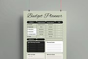 Budget Planner Template, a Stationery Template by MightyDesign (Thumbnail 2 of 8)