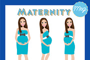 Maternity Pregnant Portrait Creator, a Person Illustration by Lauren Lesley Studio (Thumbnail 26 of 45)