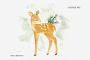 Realistic watercolor brushes - PS, a Brush Add-On by Jenteva Art (Thumbnail 6 of 13)