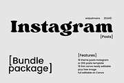 200 Instagram Posts Template Kit, a Social Media Template by Moodwave Studio (Thumbnail 1 of 6)