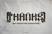 Gewas - Old English Font, a Blackletter Font by QR Design Studio (Thumbnail 9 of 9)