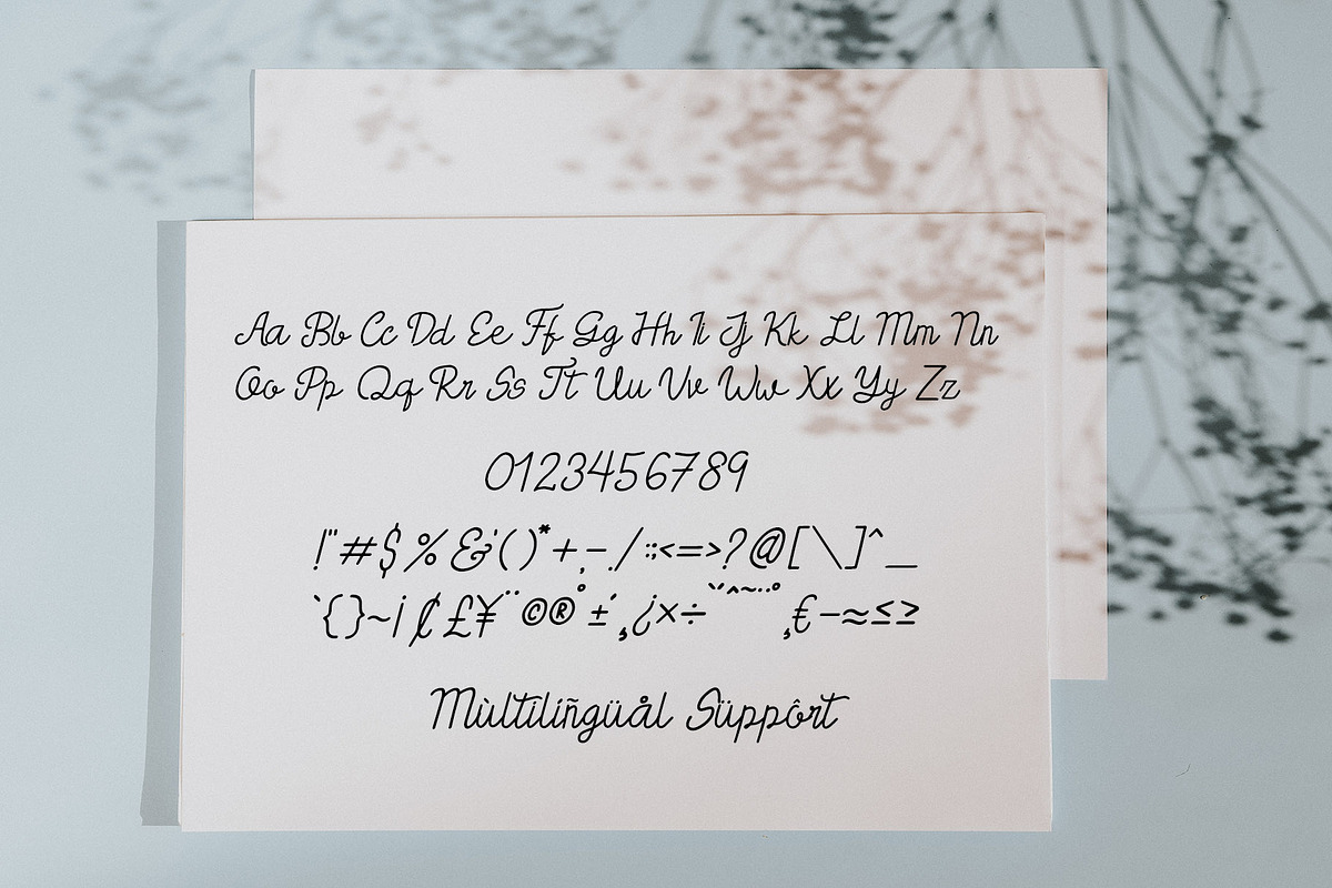 Yunita a Handwritten Script Font, a Script Font by Dawnside Graphic (Photo 4 of 11)